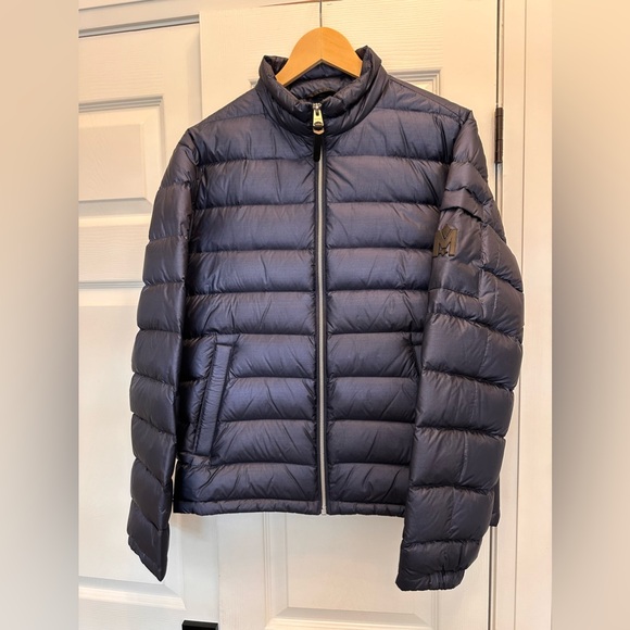 Mackage down coat navy size M, James - Picture 2 of 6